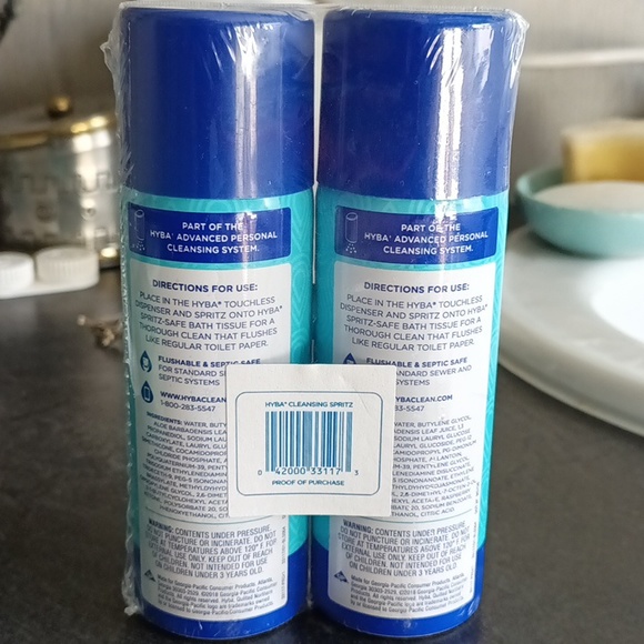 Two cans of Hyba cleansing Spritz with aloe for Hyba system - Picture 3 of 3